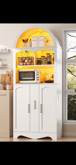 arch pantry cabinet