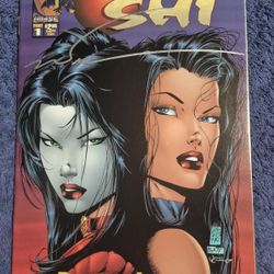 CYBLADE/SHI SIGNED MARC SILVESTRI 1995 NM REGULAR COVER IMAGE TOP COW