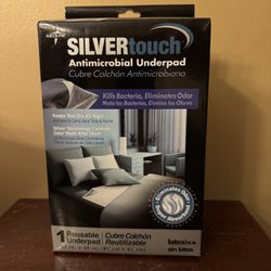 New Medline SilverTouch 32x36" Latex-Free Washable Antimicrobial Underpad-kills germs