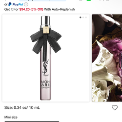 YSL Mon Paris Eau de Parfum Travel Spray with Patchouli & florals