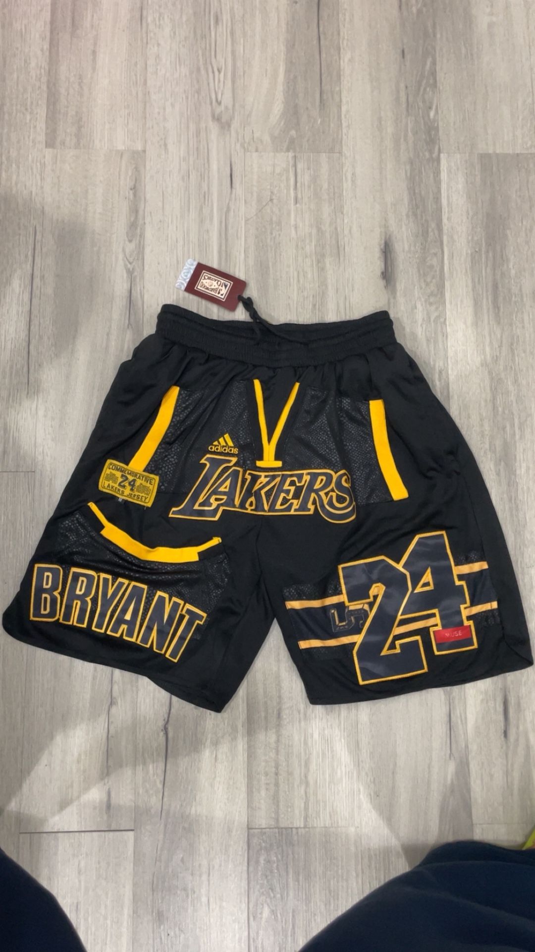 Kobe Bryant Laker Shorts Medium