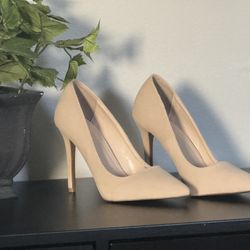 Beige Pumps