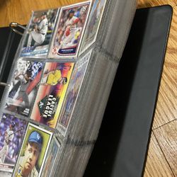 Sports Cards Binder With Over 300 Cards Worth More Then $750 Total