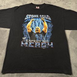 1998 WWF Vintage Stone Cold Tee “Expect No Mercy” Youth XL Like New 
