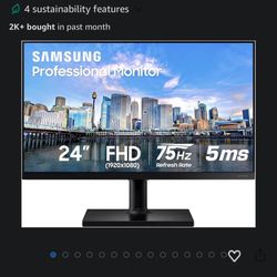 Samsung 24” FT45 Series FHD 1080p Computer Monitor – $120