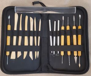 Clay Sculpting Tool Set with Carry Case