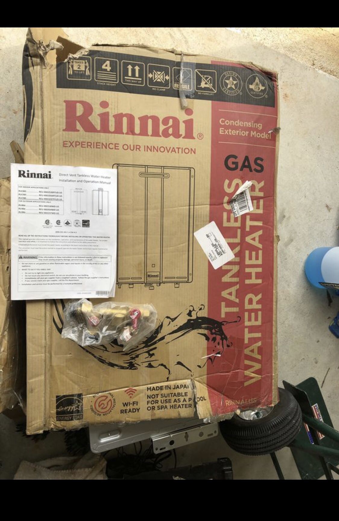 Brand New / Rinnai Tankless water heater / Natural Gas