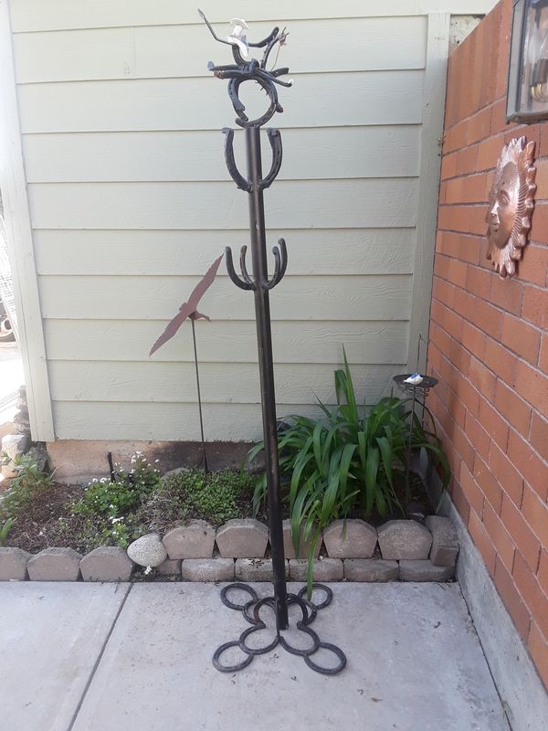 Custom iron horseshoe coat rack for Sale in Boise, ID OfferUp