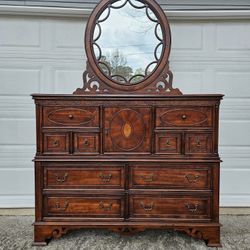 American Signature Large Dresser with Mirror 