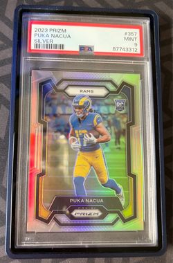 2023 Prizm Puka Nacua Silver Rookie PSA 9