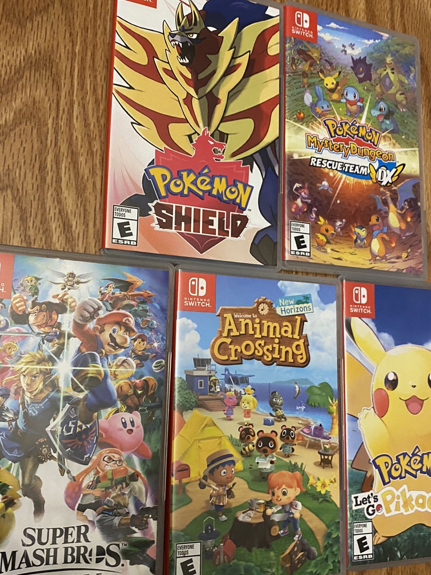 Nintendo Switch Games Bundle Pokemon Zelda Smash Bros