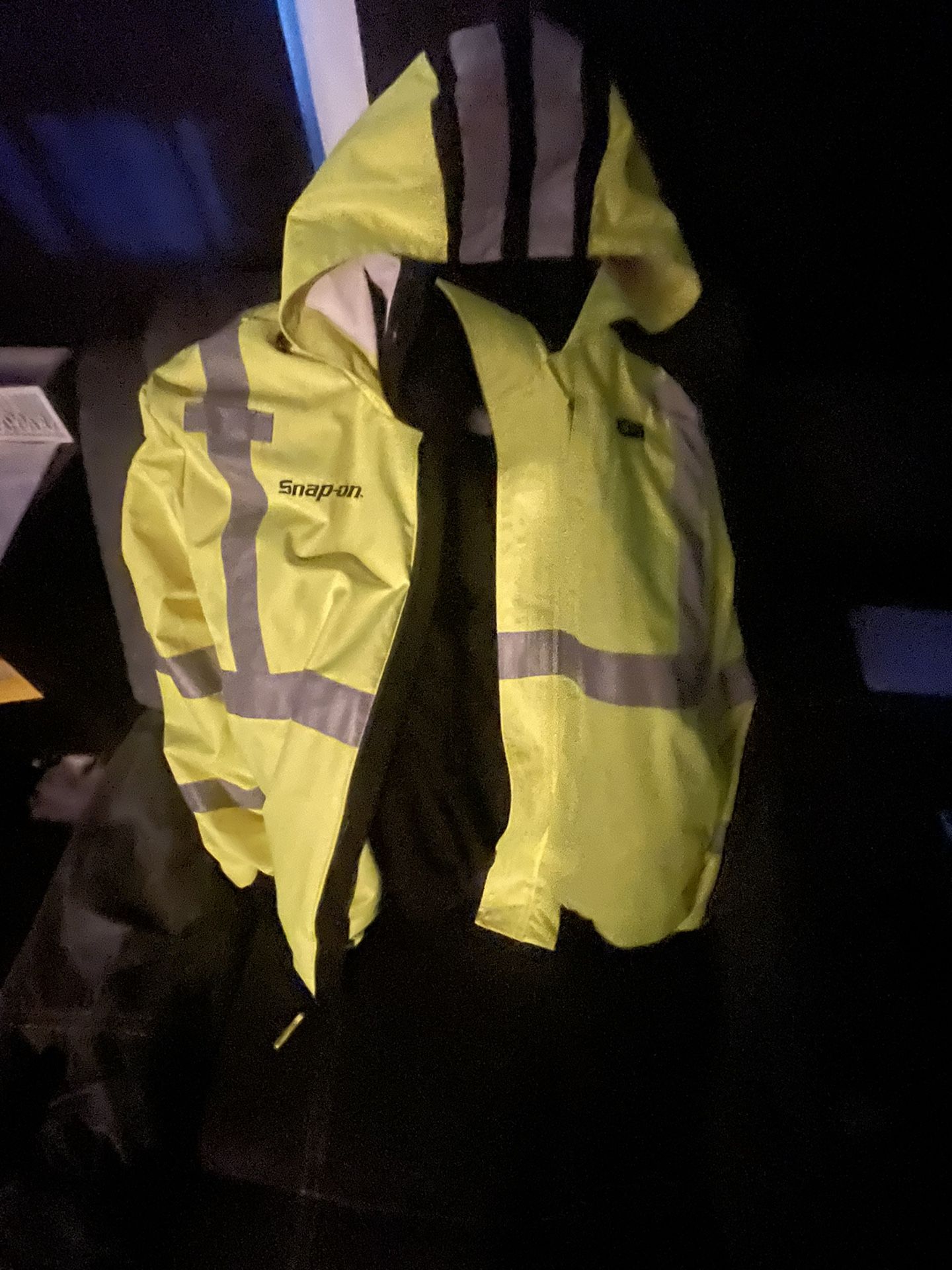 Hi Vis Snap On Heated Jacket