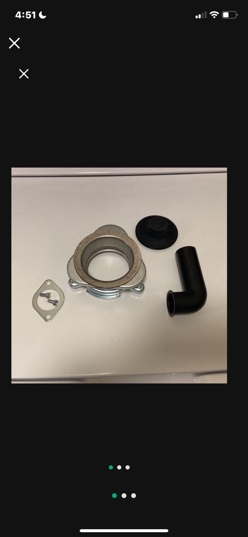 NEW Quick Lock Mount in Chrome for InSinkErator Garbage Disposal