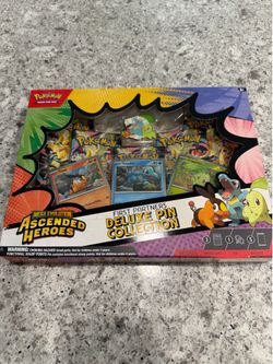 Pokémon TCG First Partners Deluxe Pin Collection Mega Evolution Ascended Heroes