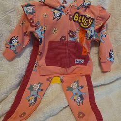 3 Pc Bluey jogger set
