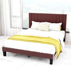 Brown Queen Bed Frame New In A Box $179