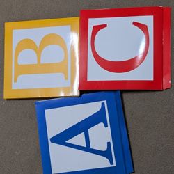 ABC Cube Decor 