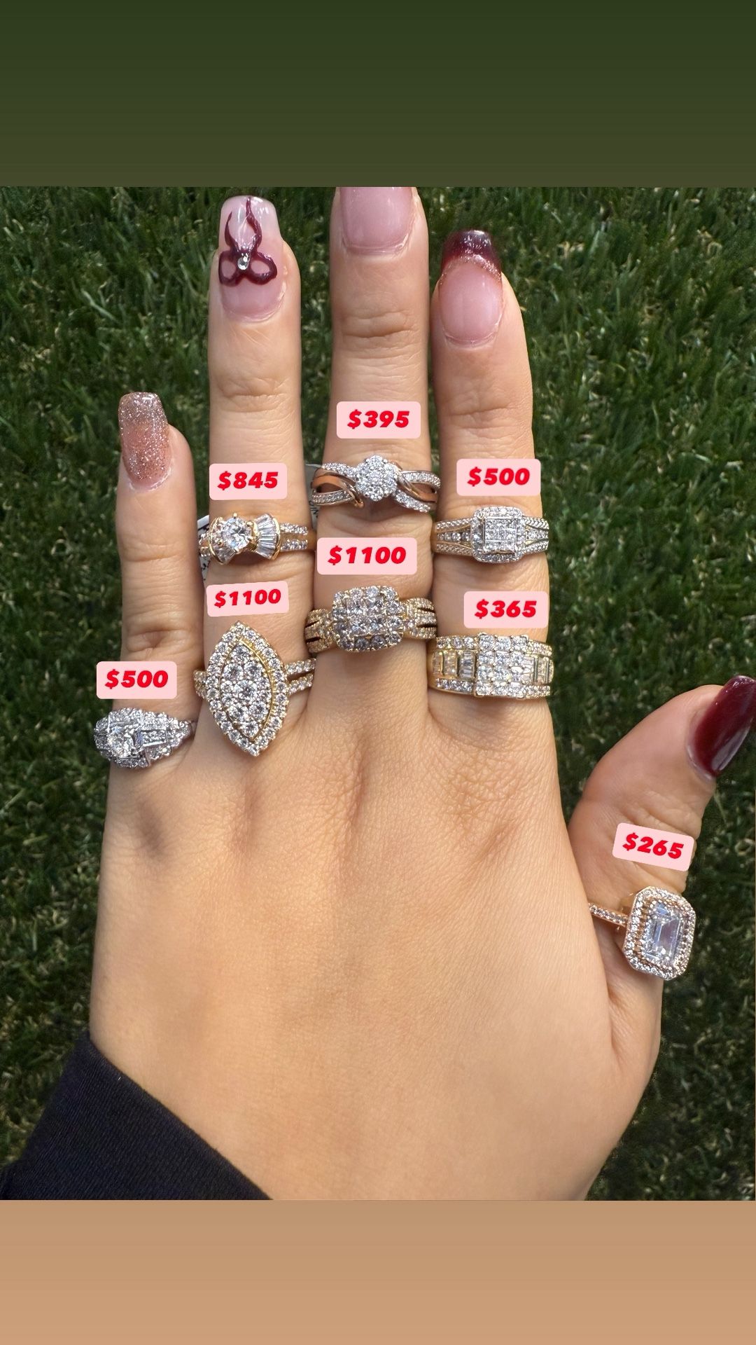 10k And 14k Diamond Engagement Rings