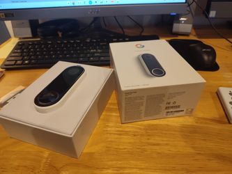 Google Nest Hello White New Inbox