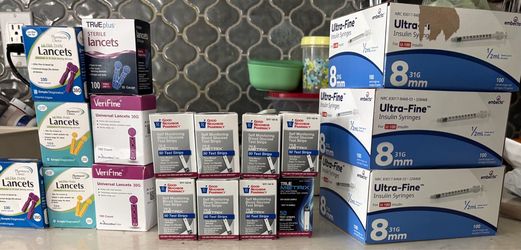 New Diabetic Supplies – Test Strips, Lancets & Embecta Syringes