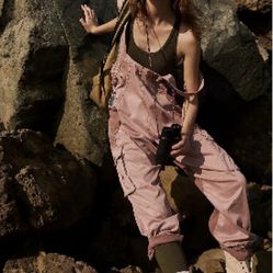 Free People Movement Fast Track Onesie Size Small Pink