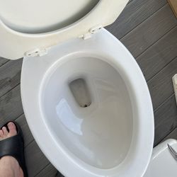 American Standard Elongated Toilet