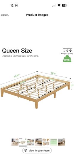 Queen bed frame *NEW IN BOX*
