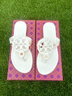 Tory Burch White Sandals