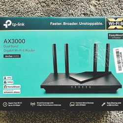 TP-Link AX3000 WiFi 6 Router – High-Speed & Secure!