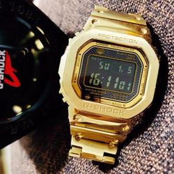 Casio G-Shock Gold Smart Watch All Metal GMW-B5000 Series GMWB5000GD-9