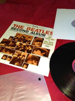 Beatles . Album authentic vinyl records