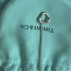 Tiffany Open Heart 16” Chain