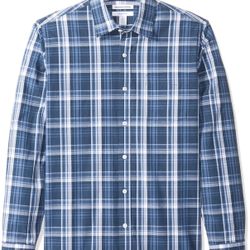 George Plaid Button Down Shirt in M 