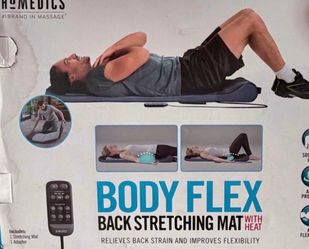 LIKE NEW - HoMedics Body Flex Back Stretching Mat with Heat