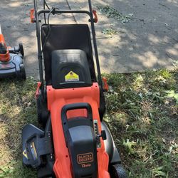 black and decker corded mower 