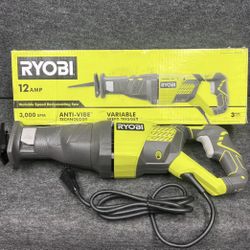Ryobi 12 Amp Corded Reciprocating Saw
