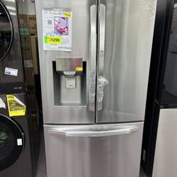 Refrigerator, LG Open Box 3 Door Refrigerator With Warranty