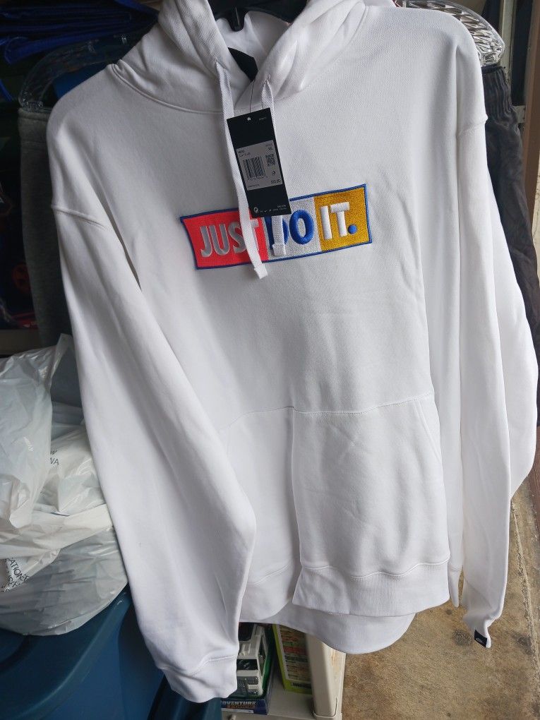 MENS HOODIE WHITE ONLY NO OTHER COLRS