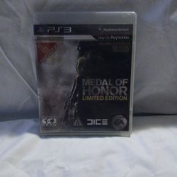 Medal Of Honor Limited Edition Game For Ps3