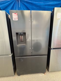 Samsung French Door Refrigerator in Dark Stainless Steel 👻