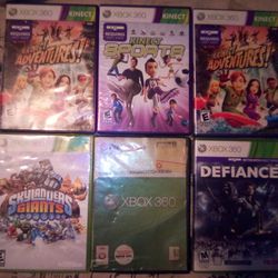 7 Xbox360 Games,1 PS3 Game