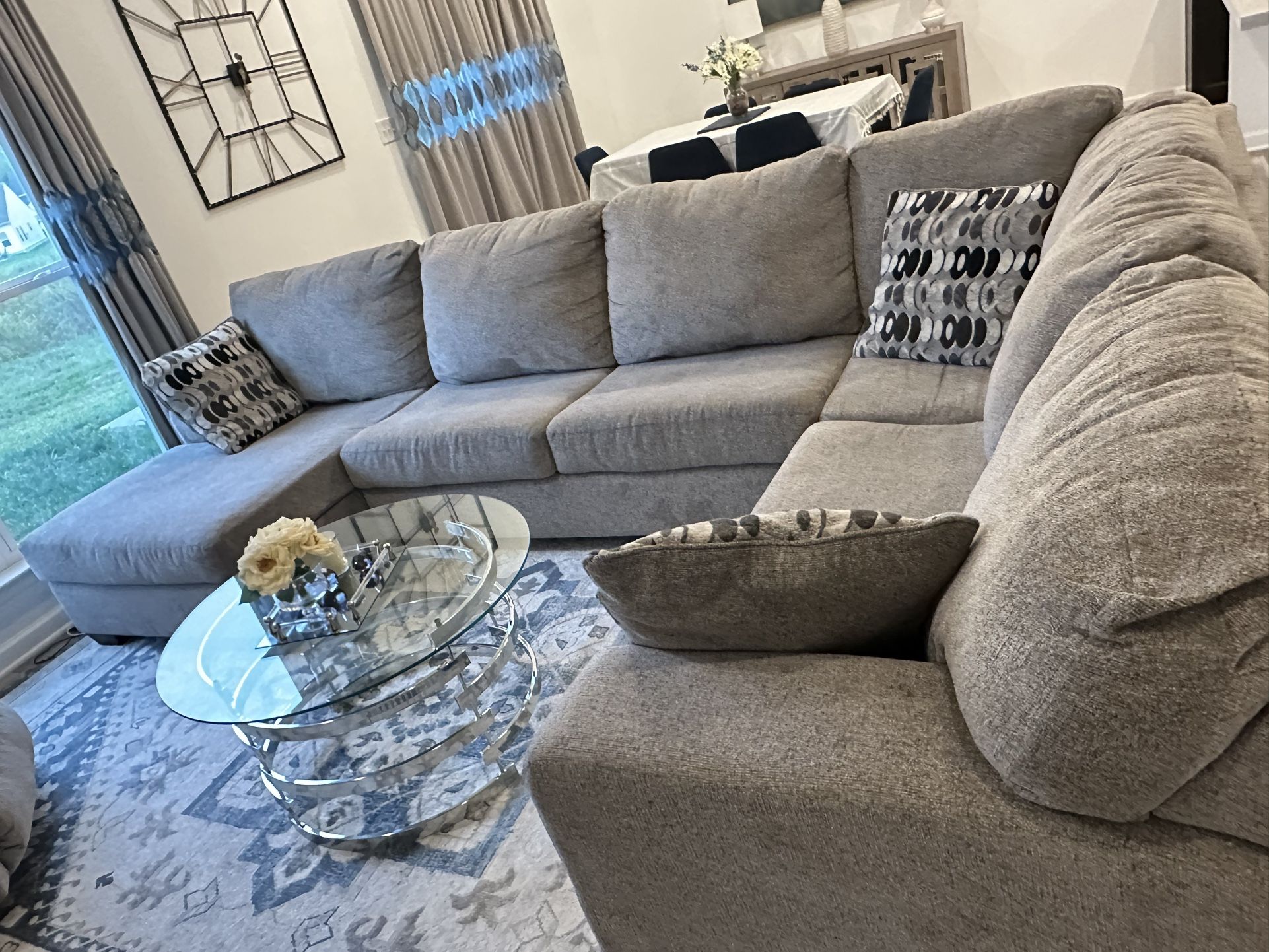 Ashley Sectional And Recliner