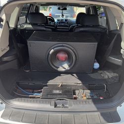 15 Audio Pipe Quad With Amp 8000 Watts $400