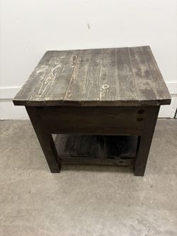 Rustic End Table