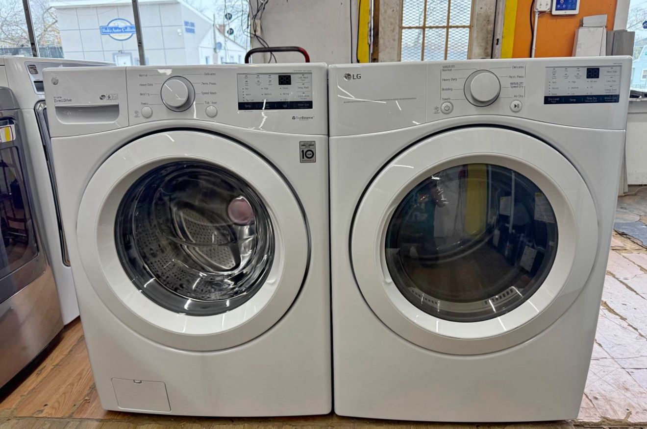 LG set washer and dryer gas 27 inch