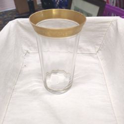 Tiffin Franciscan Gold Rim Glasses 