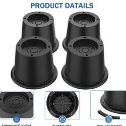 Round furniture risers