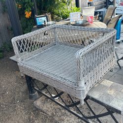 Wicker Dog Bed