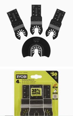 Rayobi 4-Piece Wood Oscillating Multi-Tool Blade Set