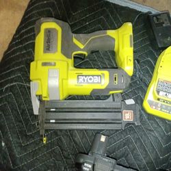 Ryobi 18 Gauge Nail Gun And Jigsaw
